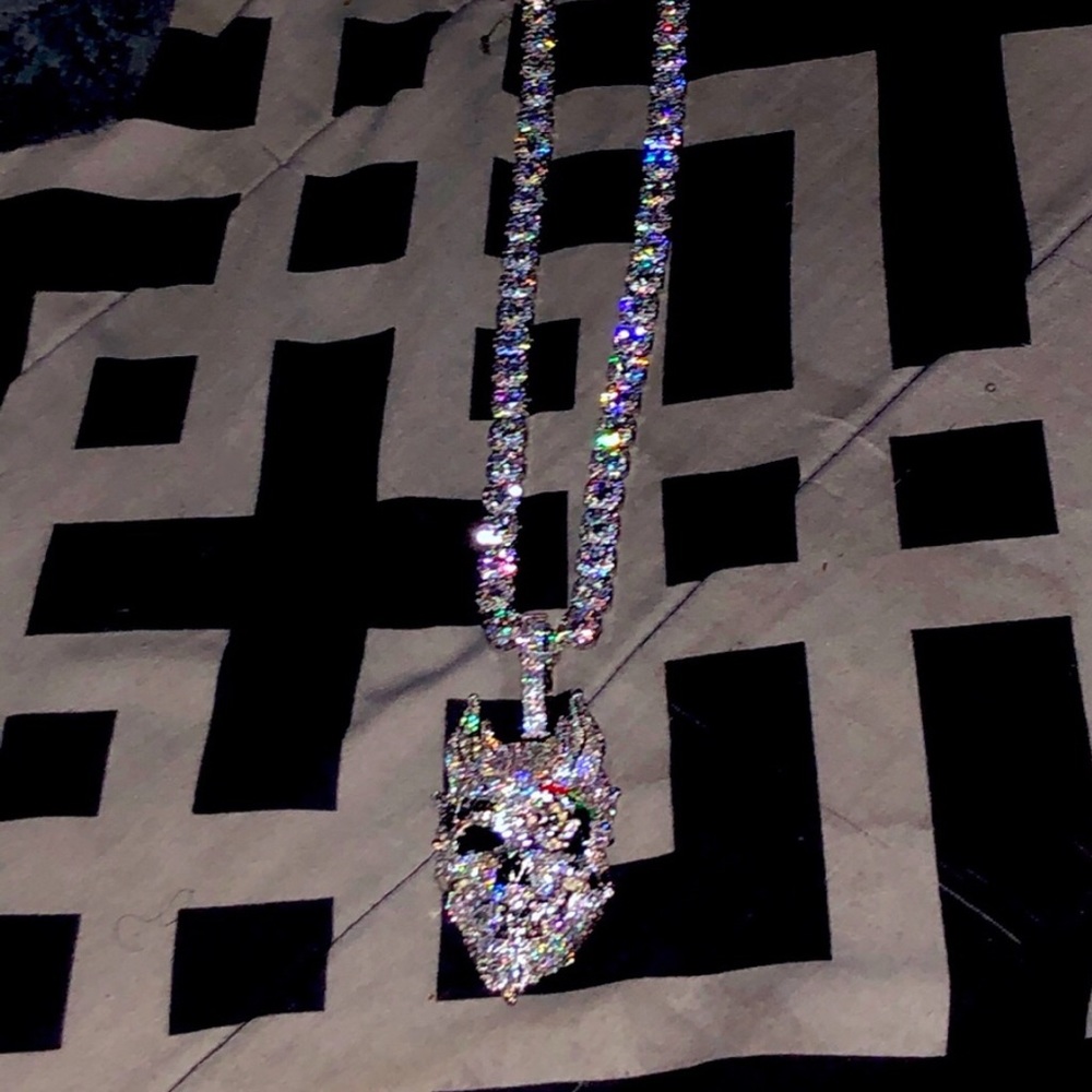 Brand new iced out necklaces